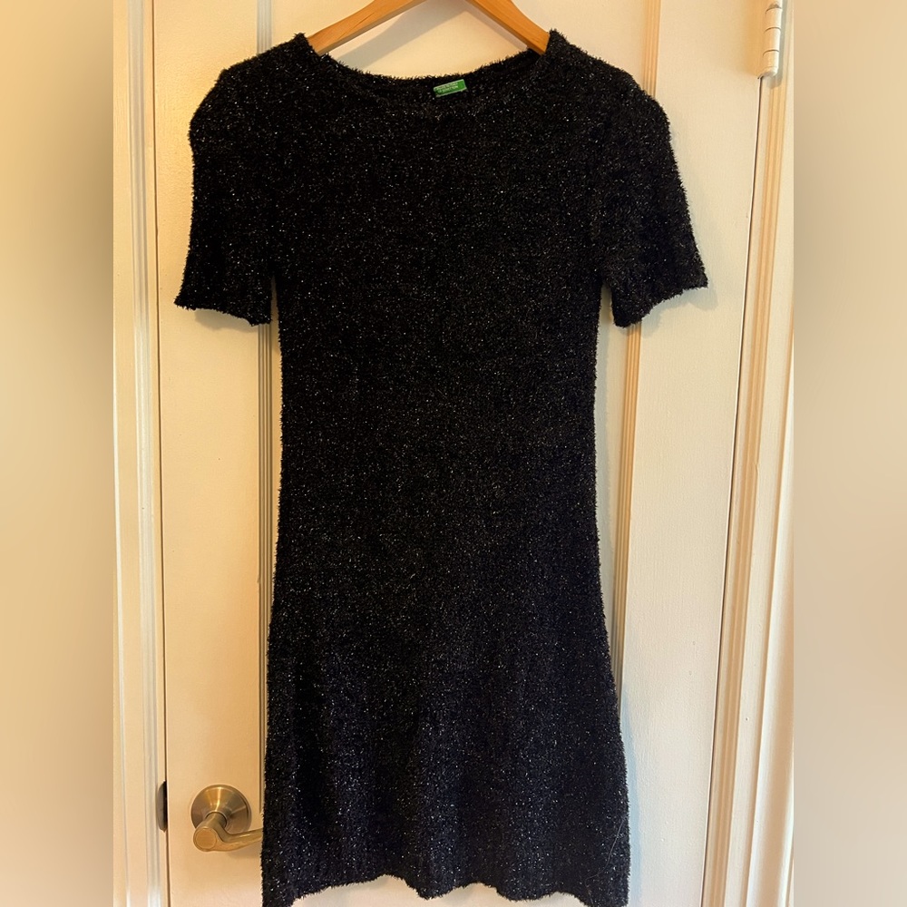 united colors of benetton Sweater Dress Size S Made In Italy Black